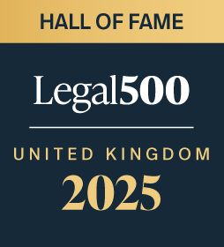 Hall of Fame, Legal 500 2025